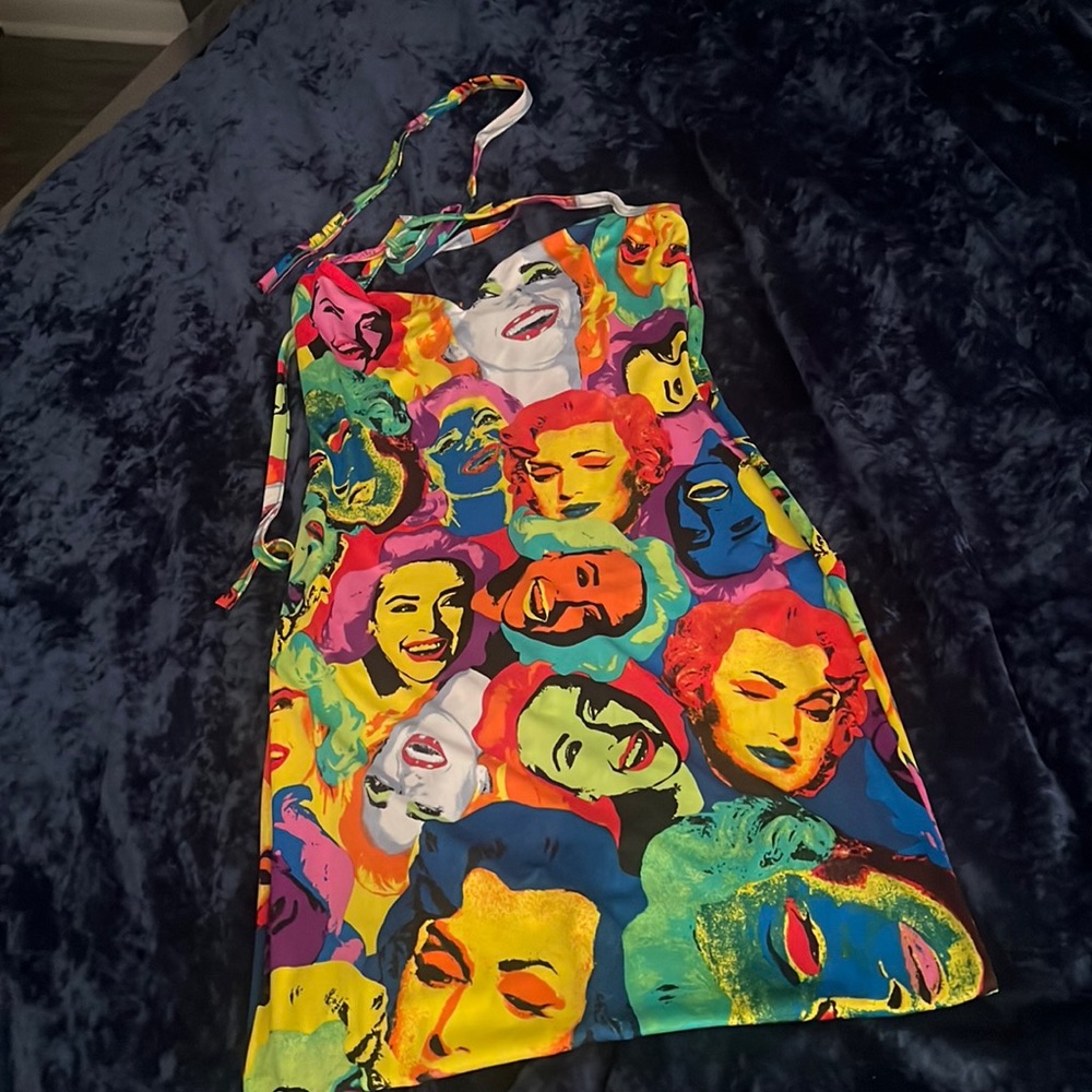 Marilyn Monroe colorful Dress